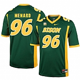 North Dakota State Bison 96 Greg Menard Green College Football Jersey Dzhi,baseball caps,new era cap wholesale,wholesale hats